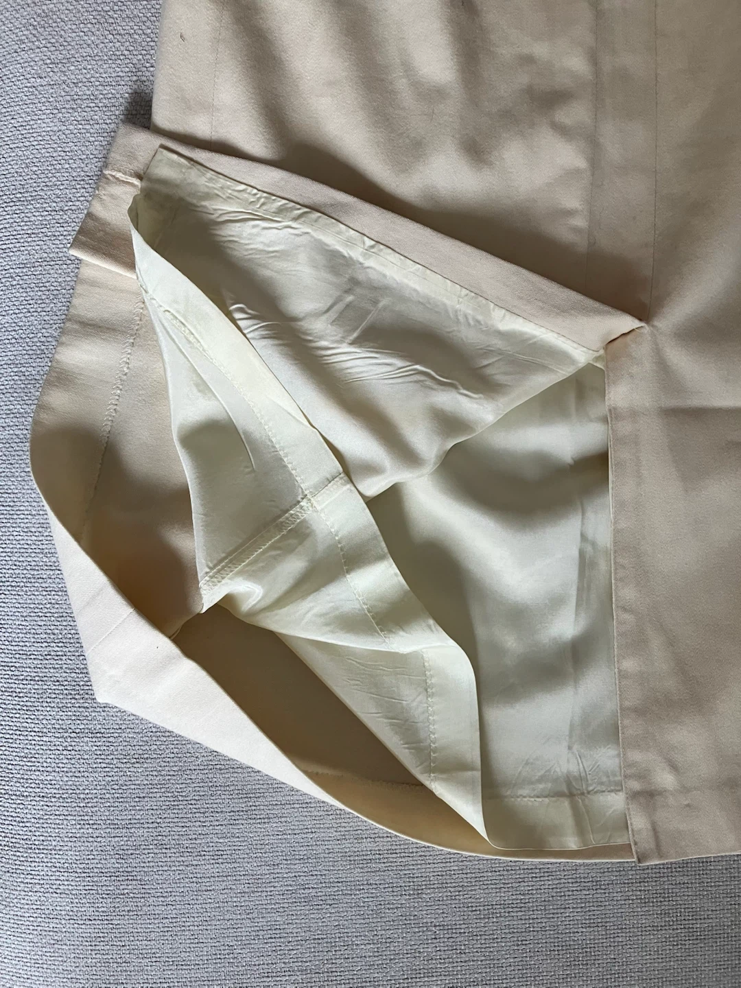 High Waist Vintage 100% Wool Pencil Skirt - photo 4