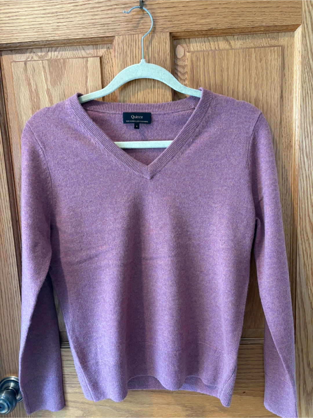 Quince 100% Mongolian Cashmere V-Neck Sweater
