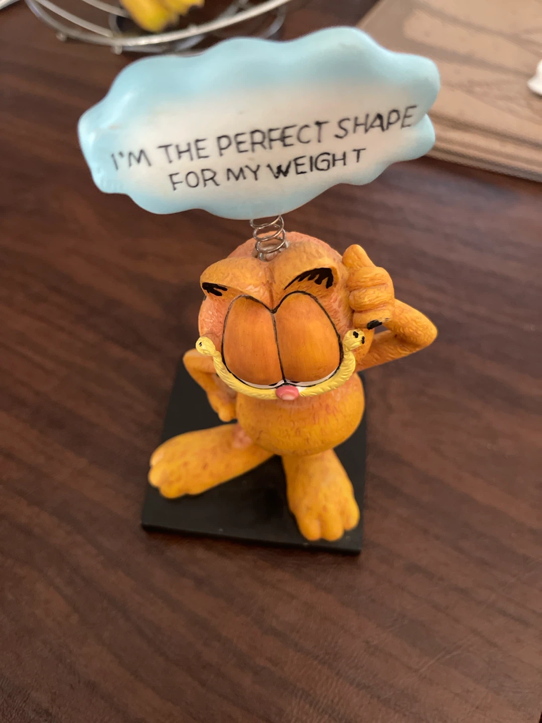 Vintage Garfield Memo Holder Figure