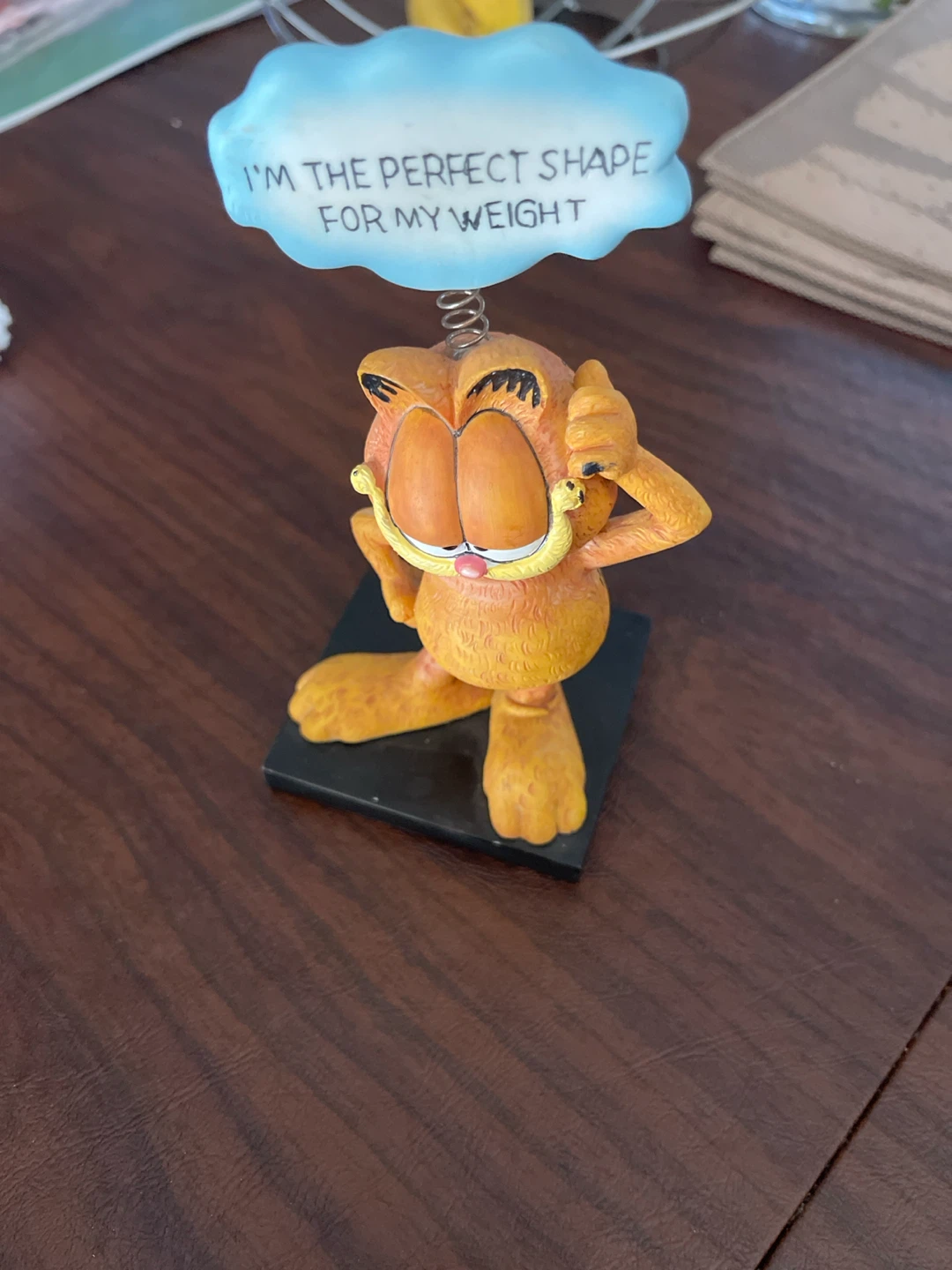 Vintage Garfield Memo Holder Figure - photo 2