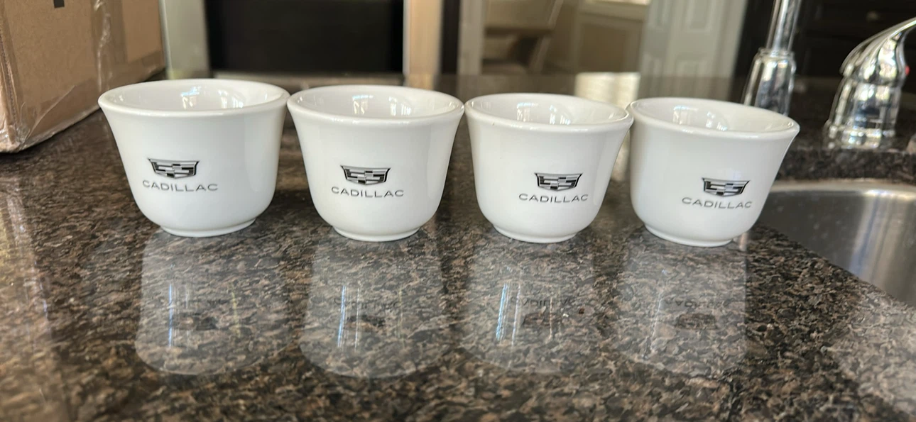 Cadillac Espeesso Cups, Set of 4, Brand New - photo 2