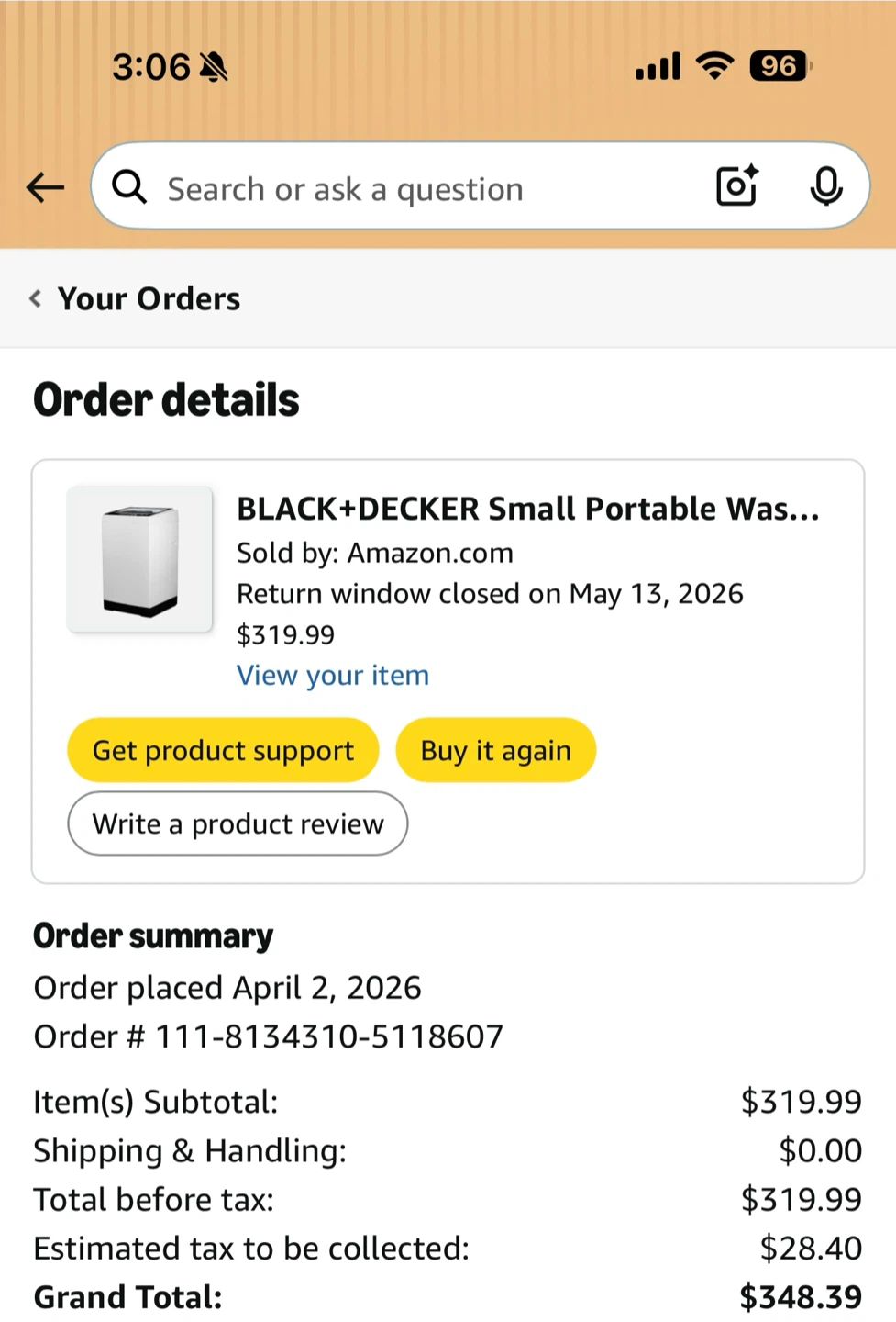 BLACK+DECKER 1.7 Cu. Ft. Portable Washer - photo 5