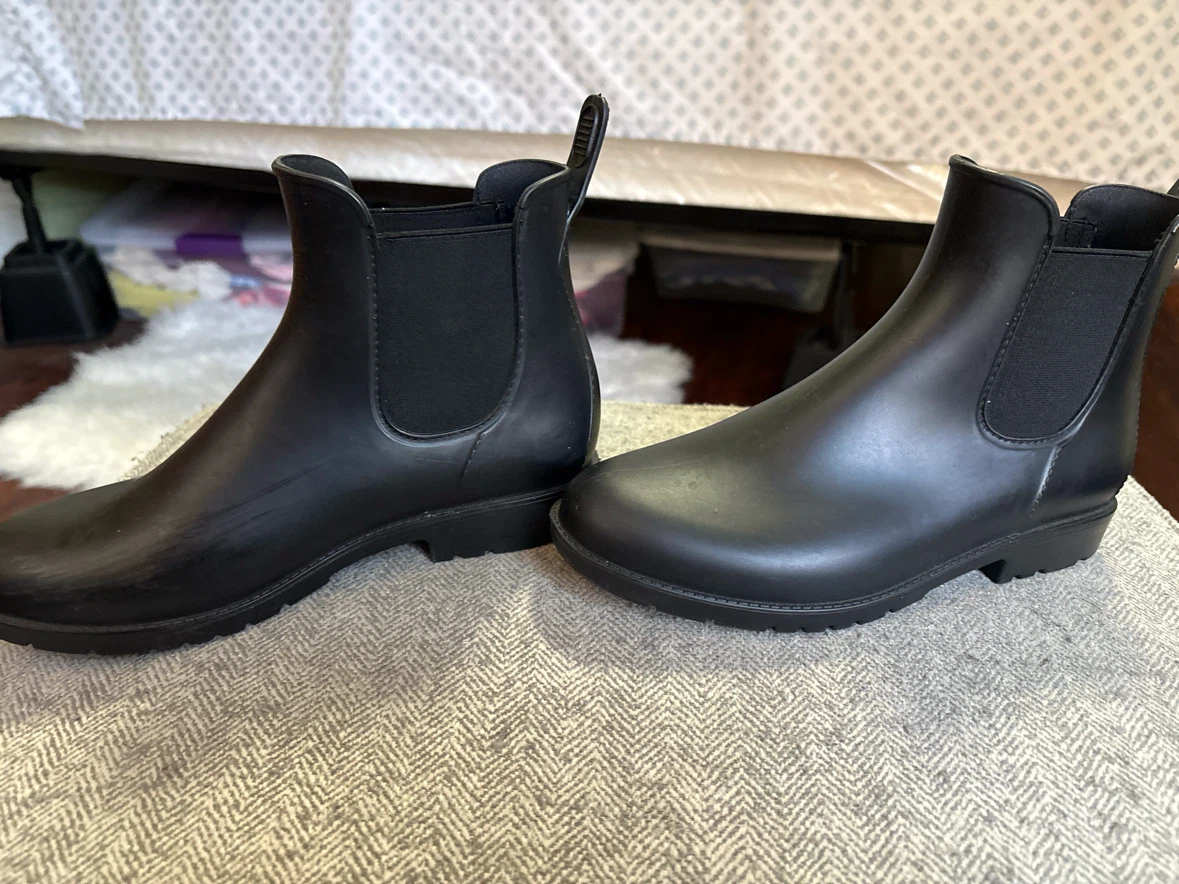 Black Chelsea Rain Boots - photo 2