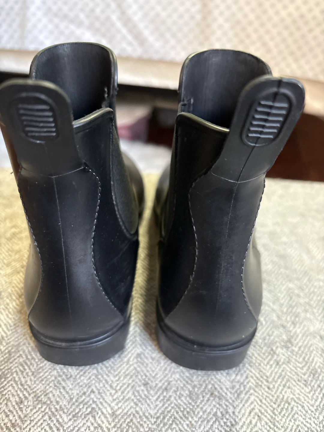 Black Chelsea Rain Boots - photo 3