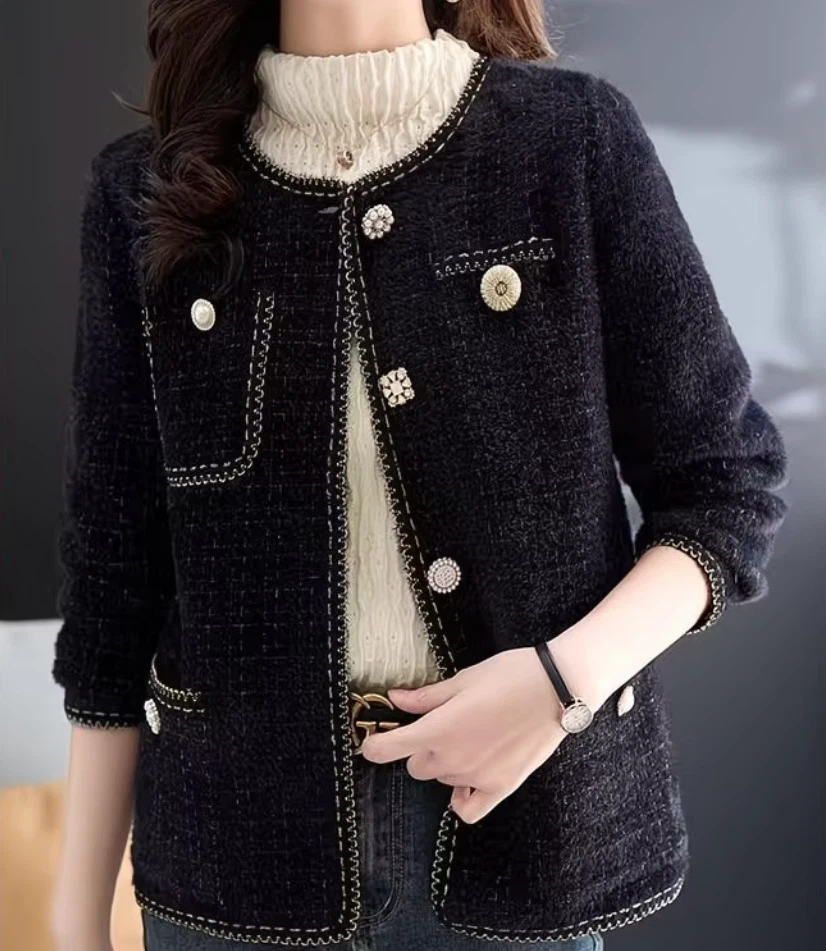 Black Tweed Style Jacket - photo 3