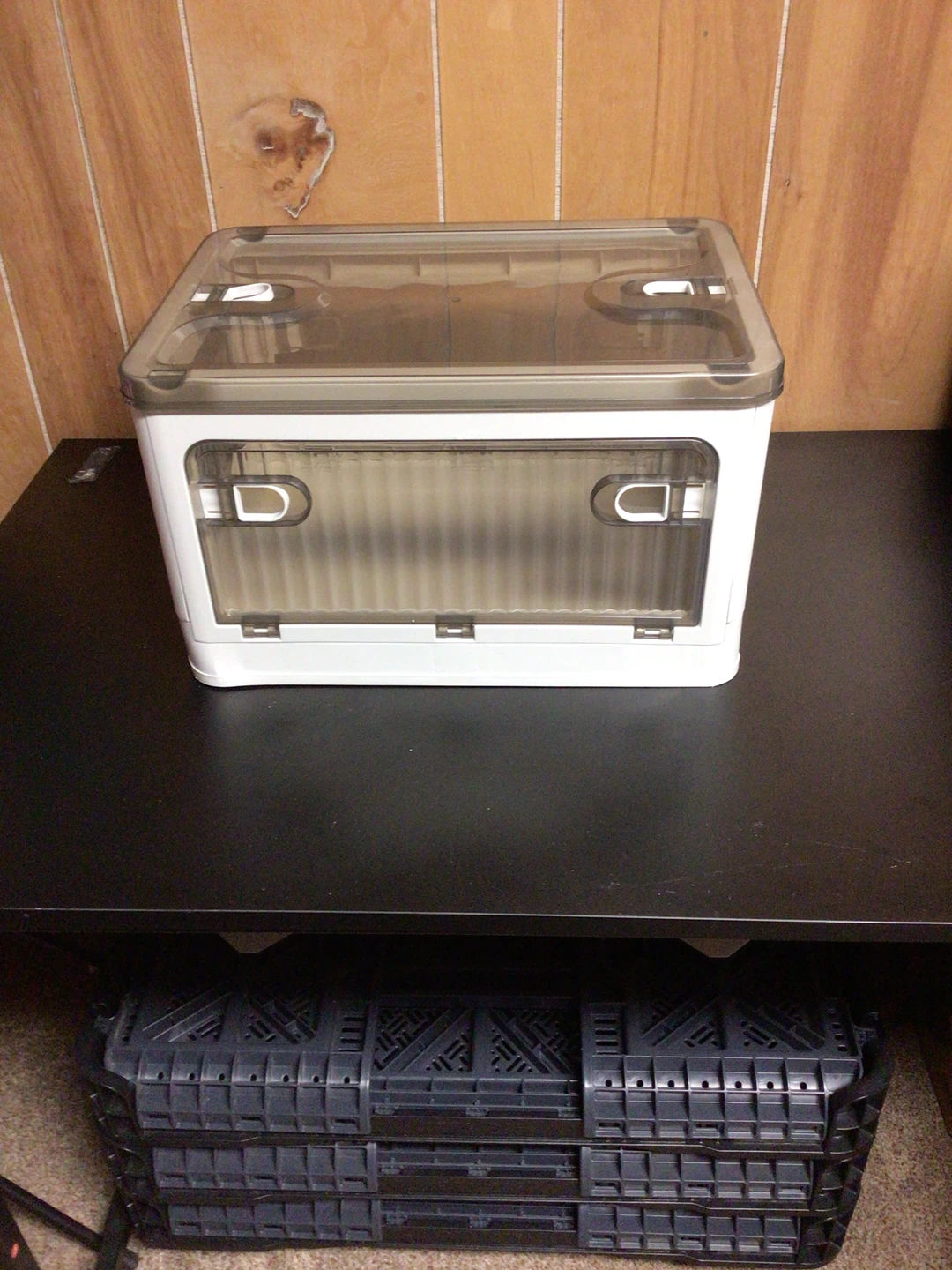 Collapsible Plastic Storage Bin