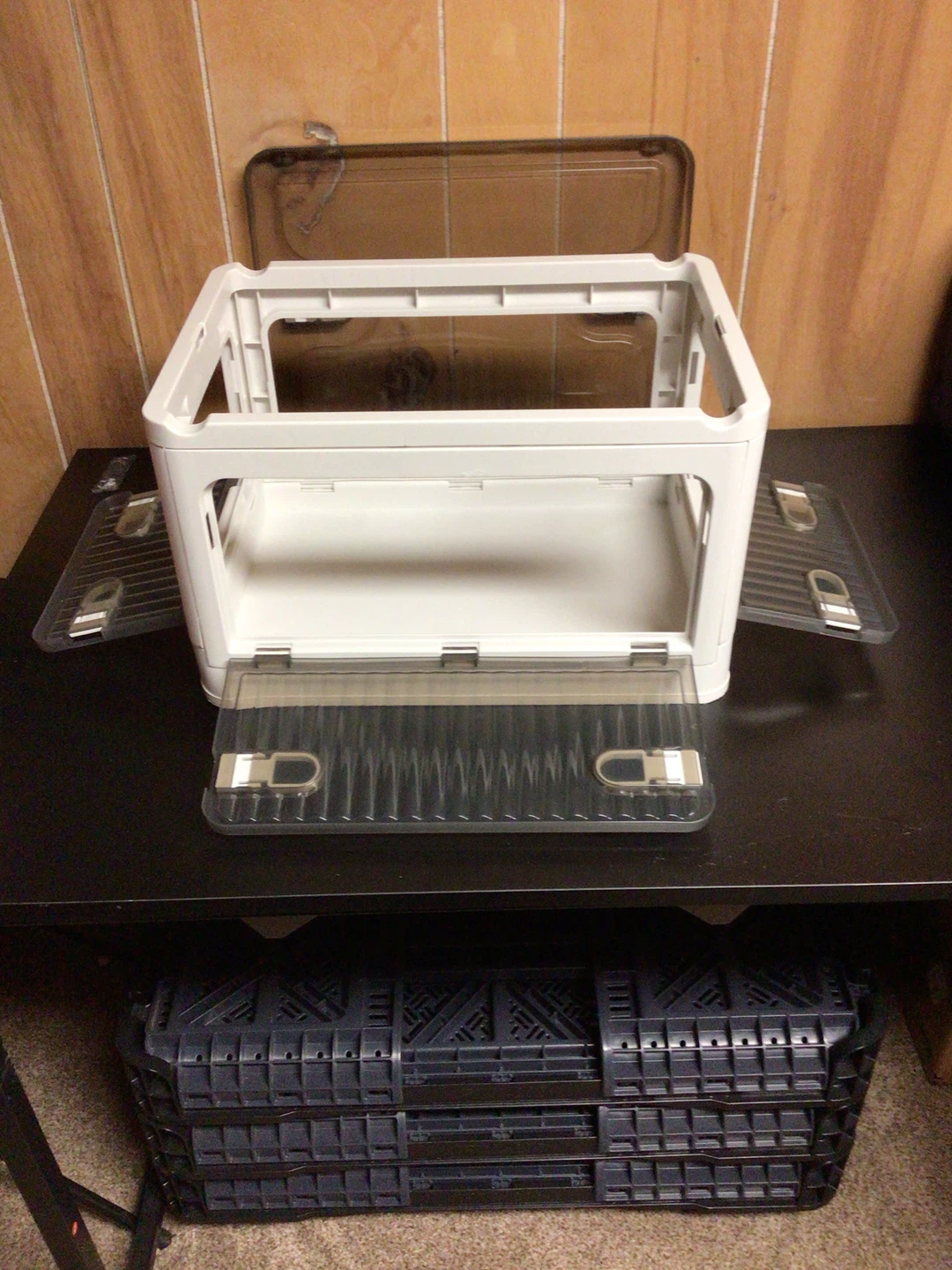 Collapsible Plastic Storage Bin - photo 2