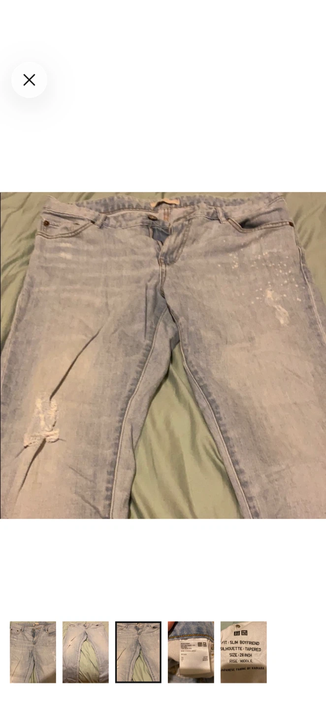 Uniqlo Slim Boyfriend Jeans