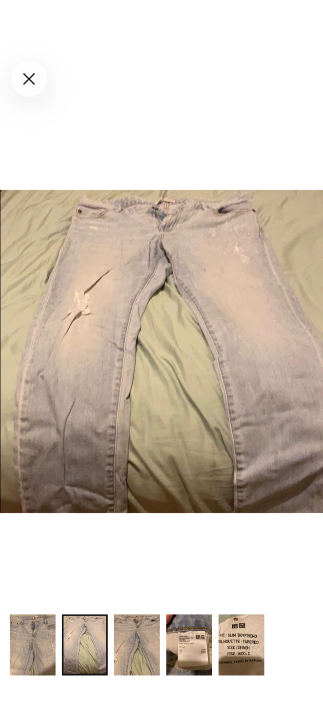 Uniqlo Slim Boyfriend Jeans - photo 2