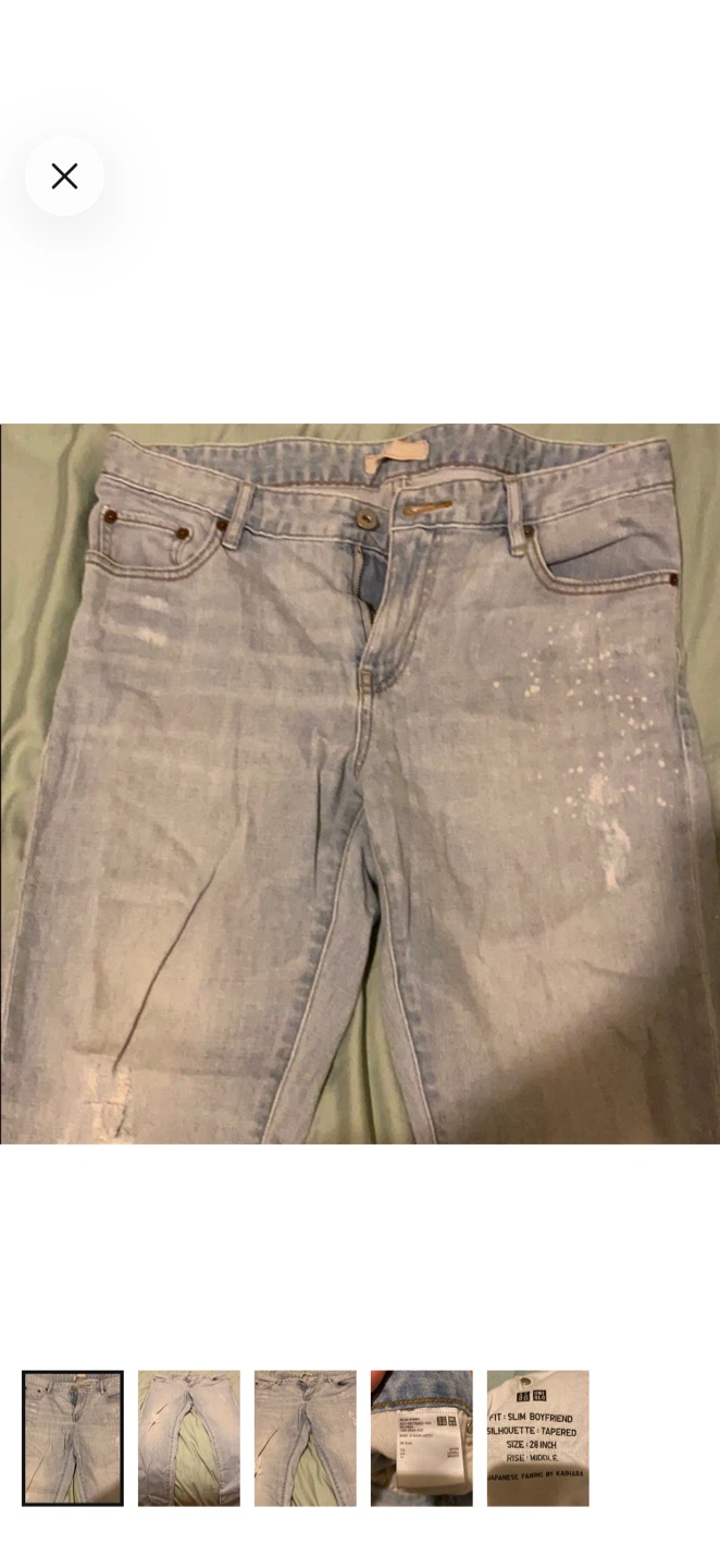 Uniqlo Slim Boyfriend Jeans - photo 3