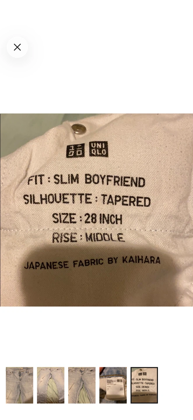Uniqlo Slim Boyfriend Jeans - photo 5