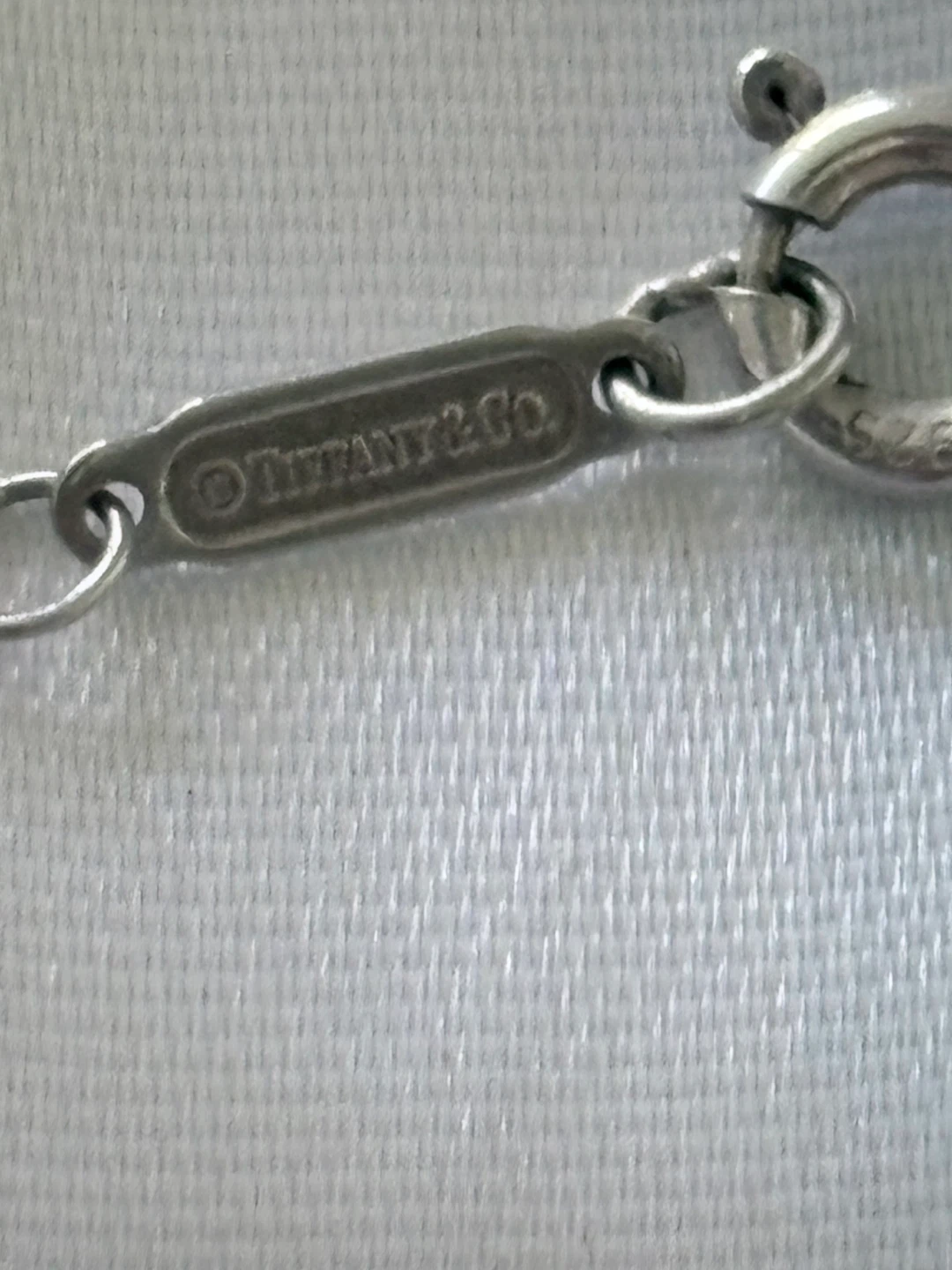 💯 AUTHENTIC Tiffany and Co. Standard Silver Chain For Charms - photo 3