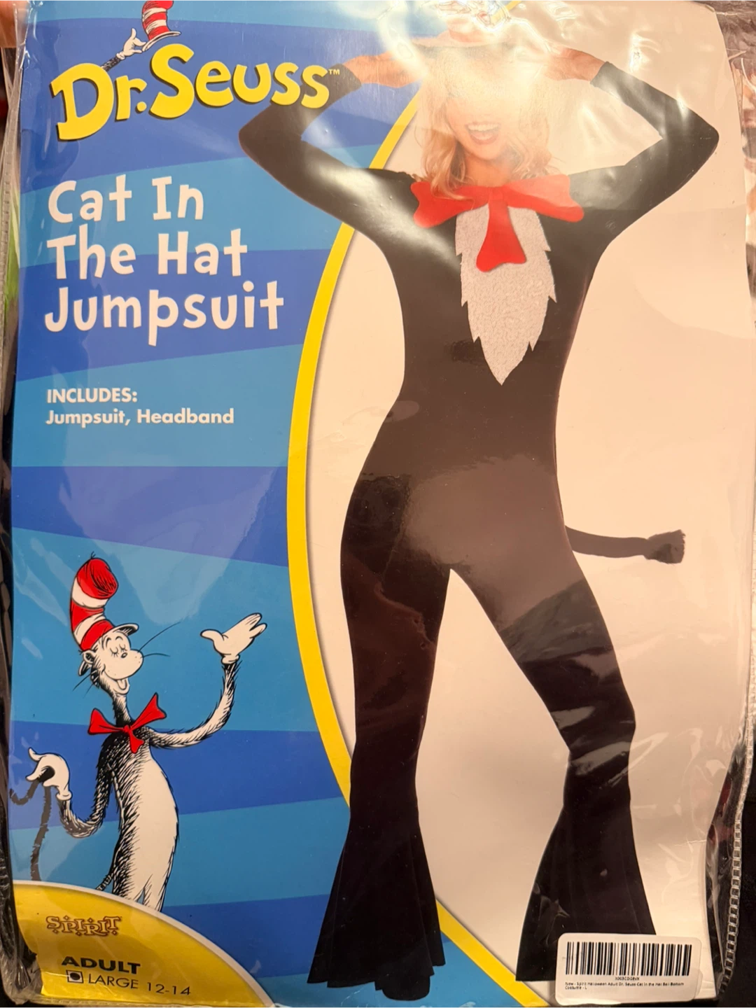 Dr. Seuss Cat In The Hat Adult Jumpsuit