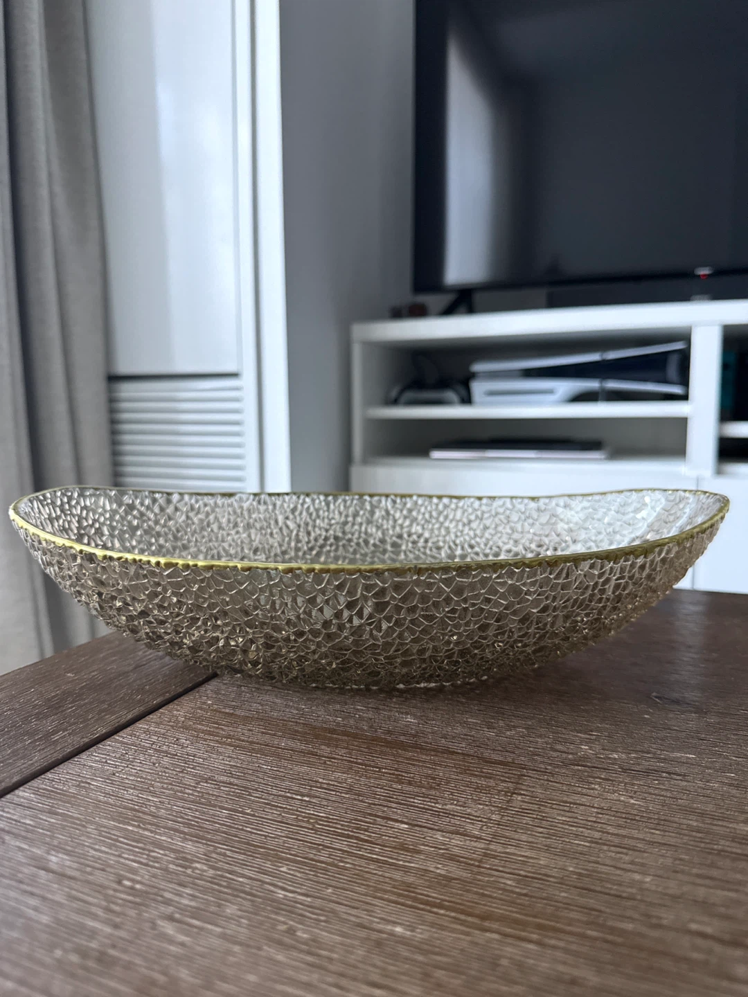 Decorative Textured Glass Bowl - photo 2