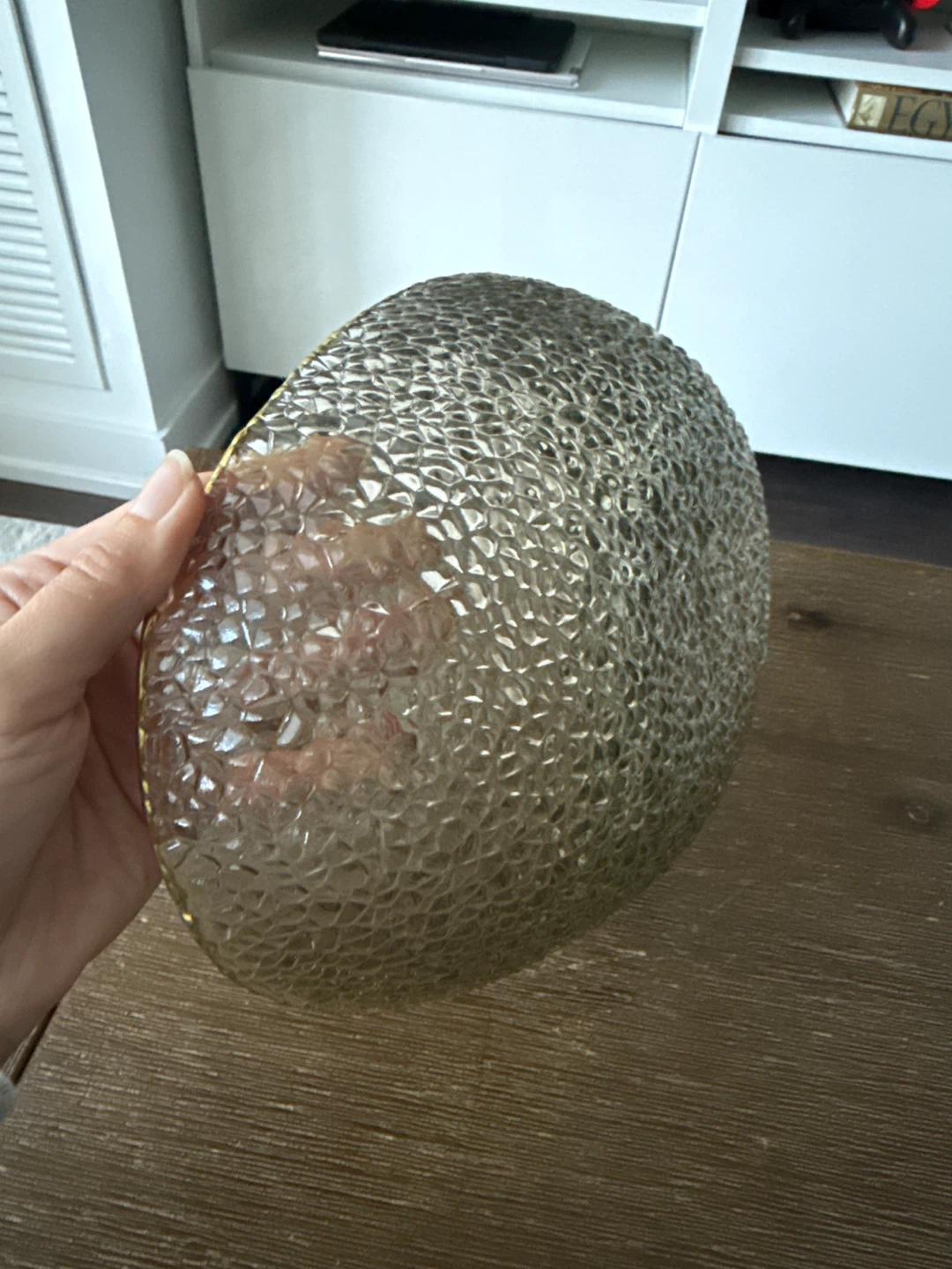 Decorative Textured Glass Bowl - photo 3