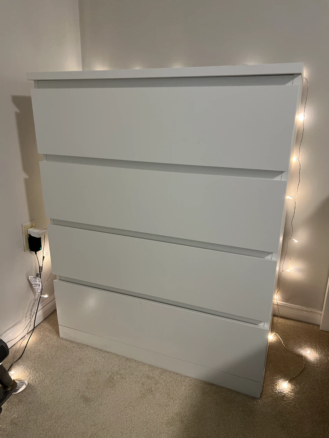 IKEA Malm 4-Drawer Dresser White