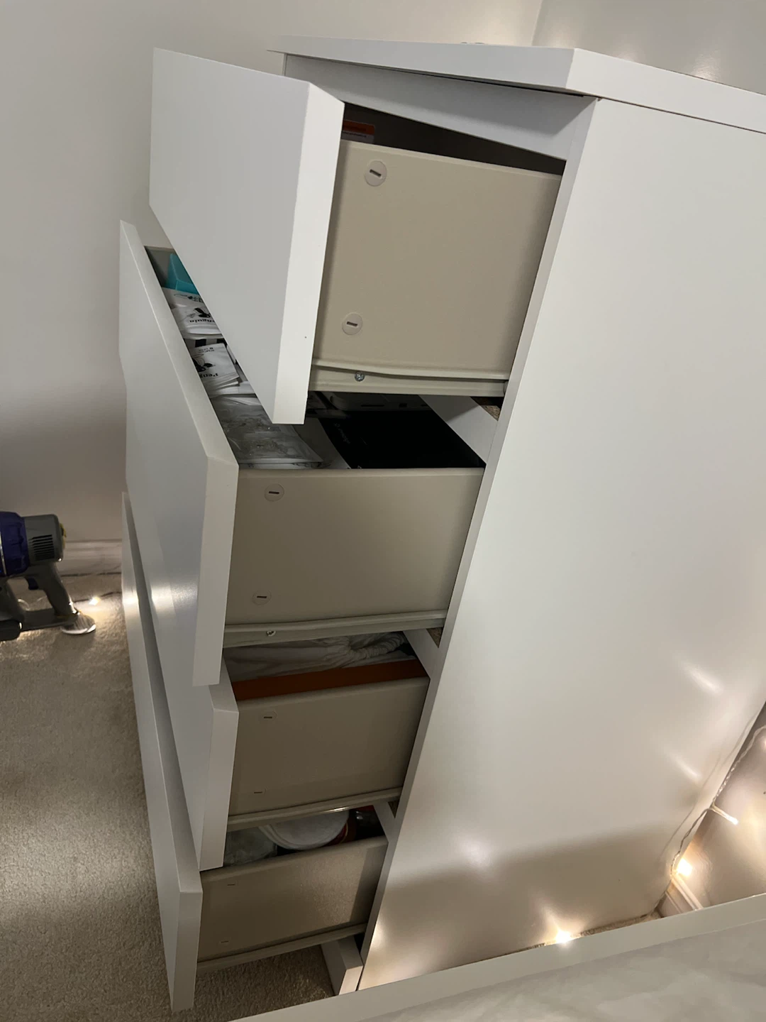 IKEA Malm 4-Drawer Dresser White - photo 4