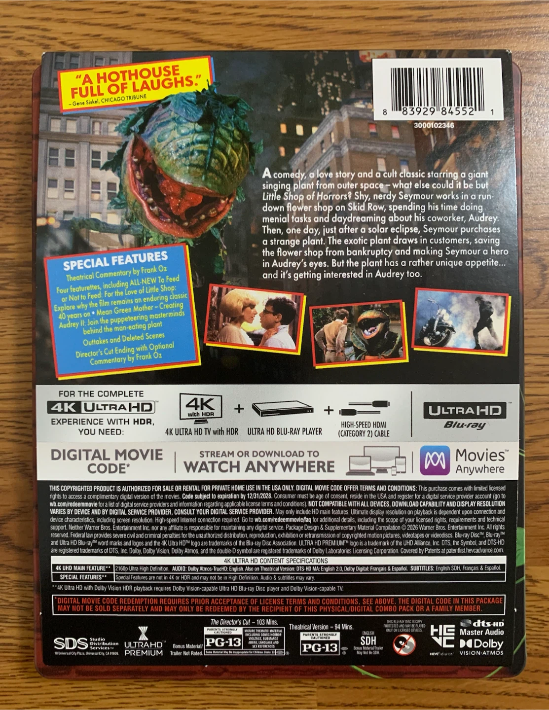 Little Shop of Horrors (LE Steelbook) UHD-BD - photo 2