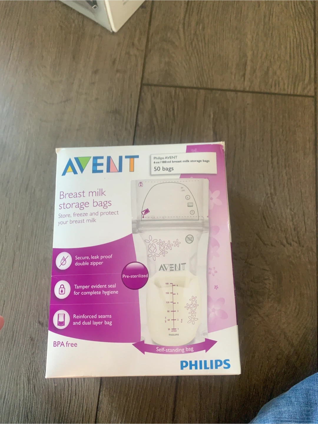 Brand new Philips Avent Breast Milk Storage Bags 50 Count