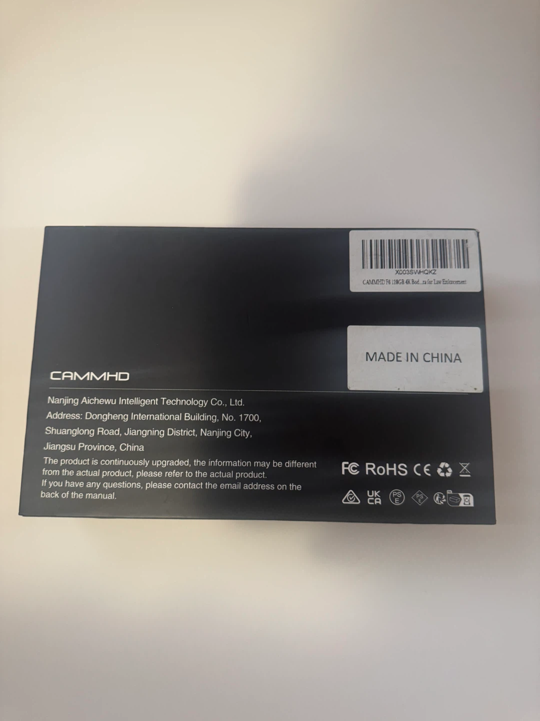 CAMMHD F6 128GB 4K Body Camera - photo 3