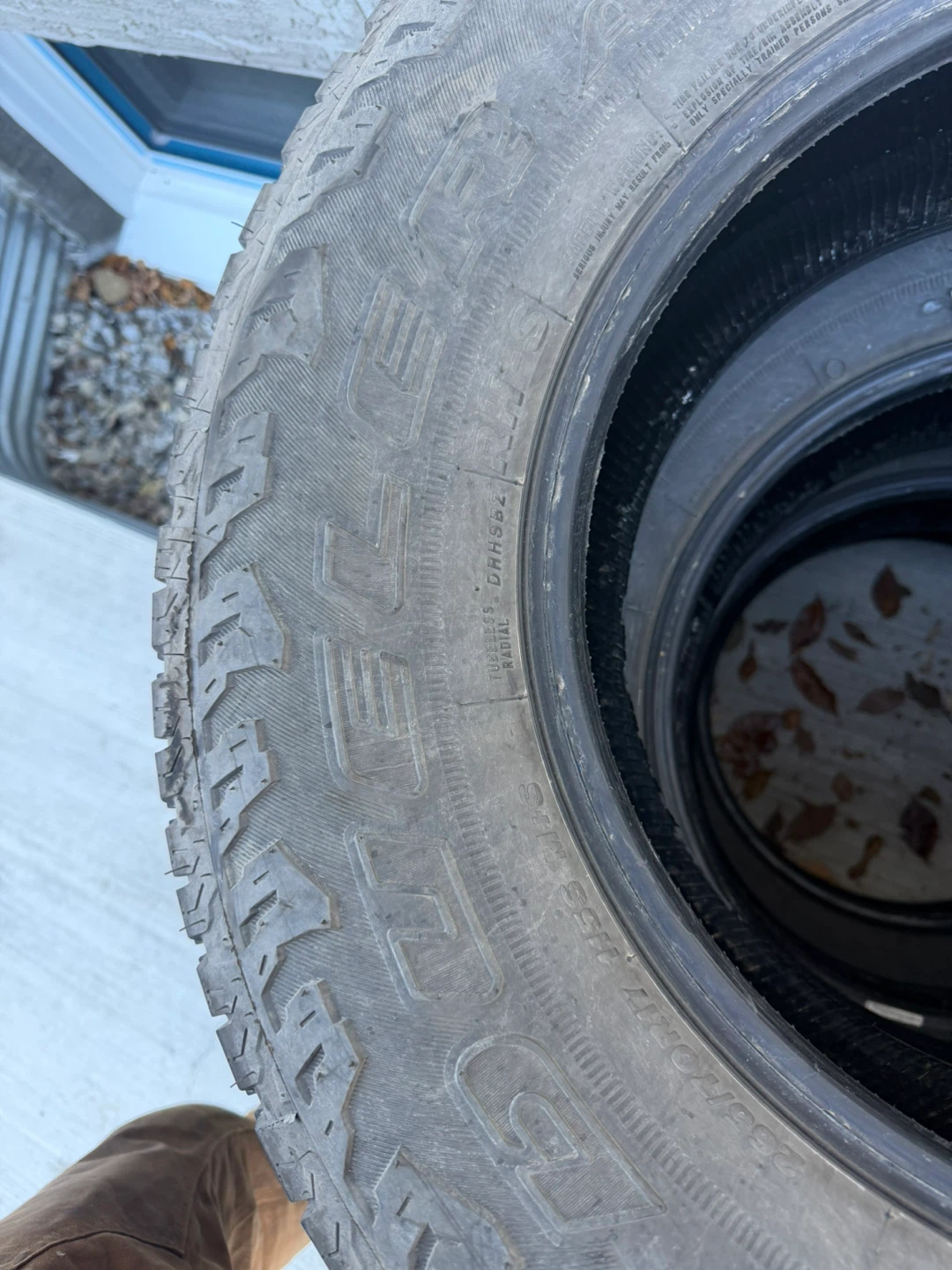 Set of 4 Bridgestone Dueler A/T Tires - photo 2