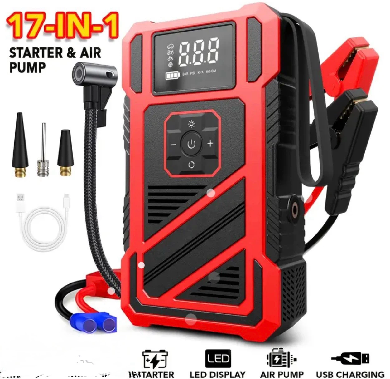 Car Jump Starter and Air Pump - photo 2