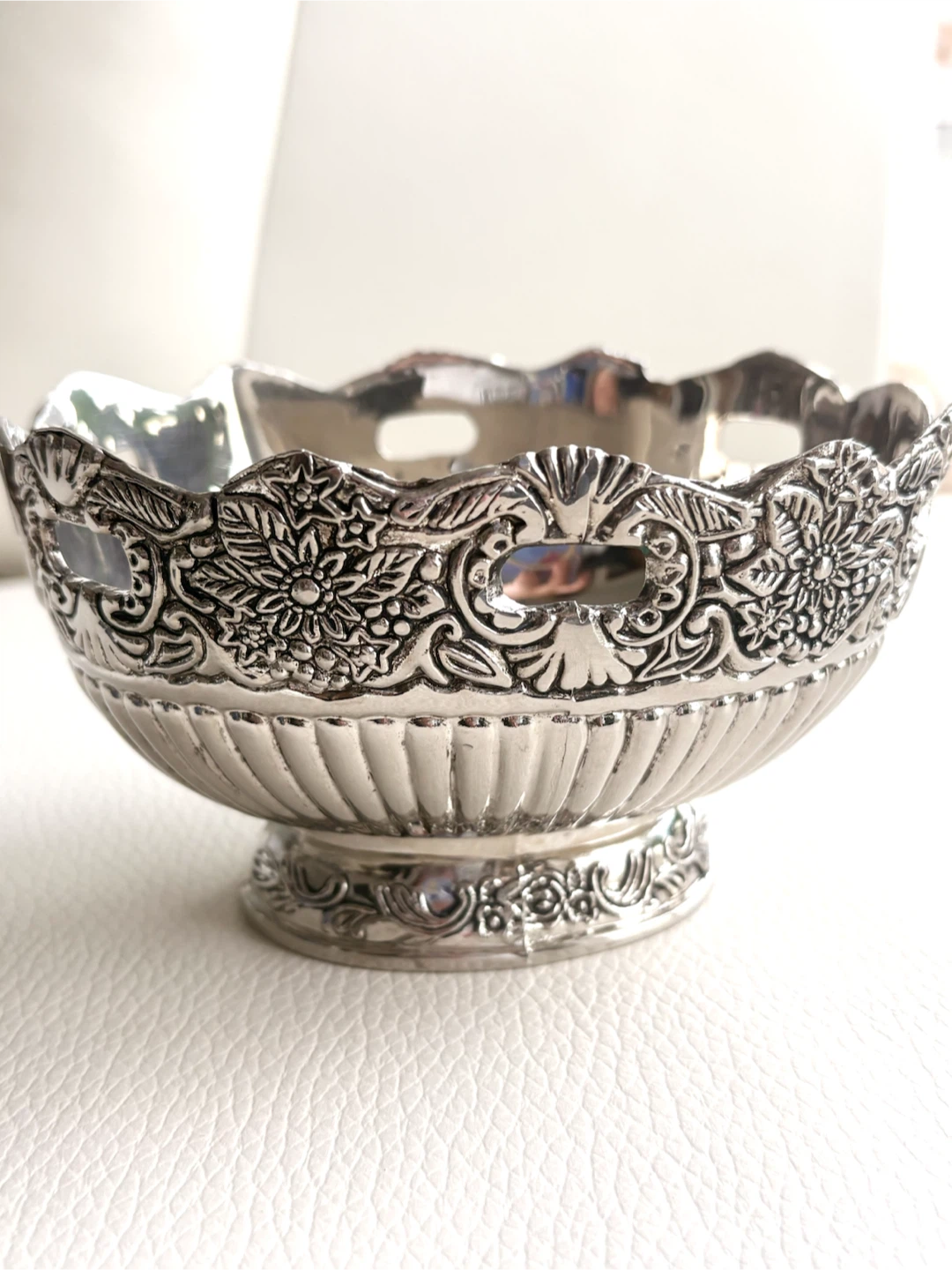 Silver-Plated Decorative Bowl - photo 5