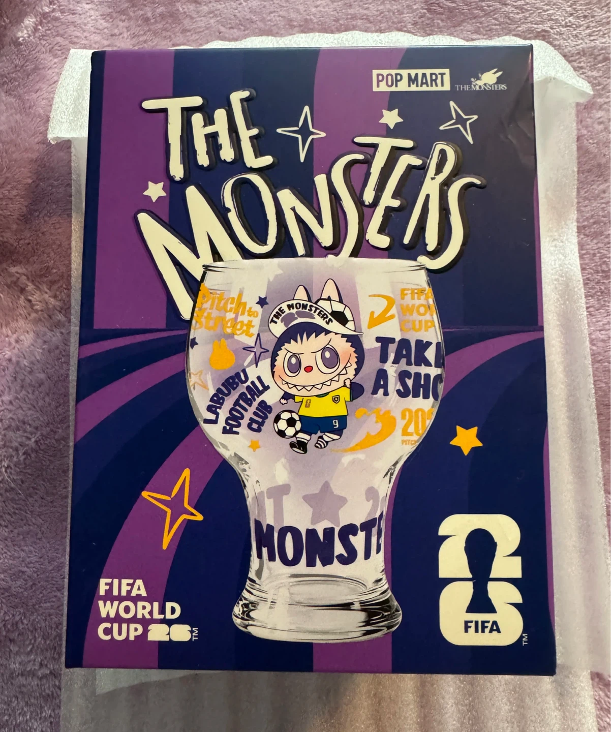 LABUBU THE MONSTERS × FIFA SERIES-Glass Cup Blind Box
