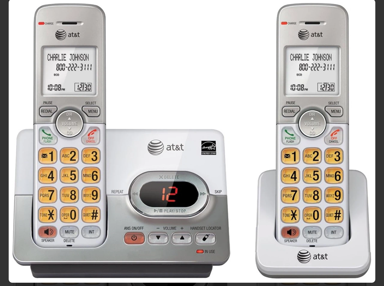 AT&T Cordless Phone with Digital Answering System - photo 2