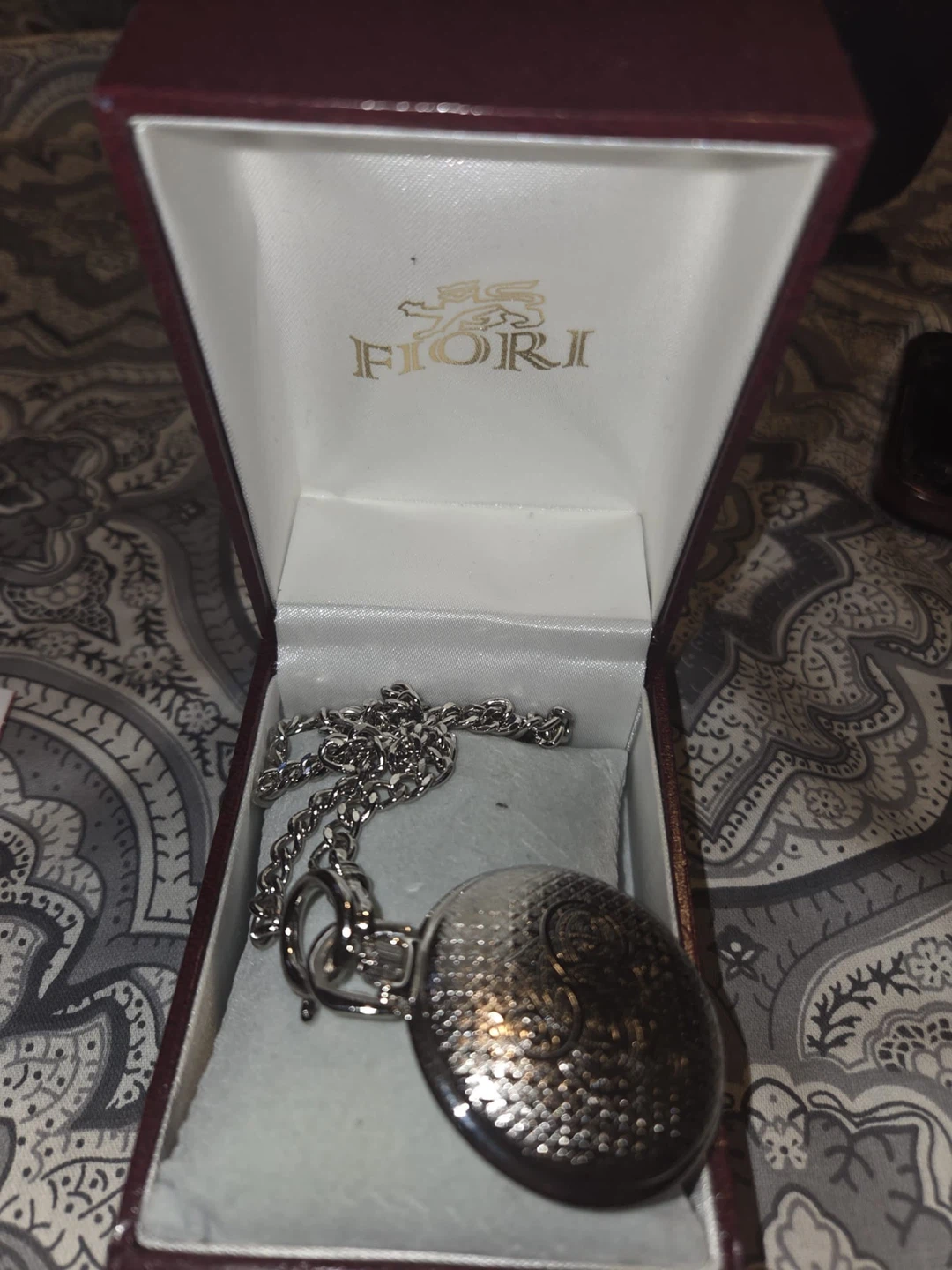 Fiori pocket watch with chain