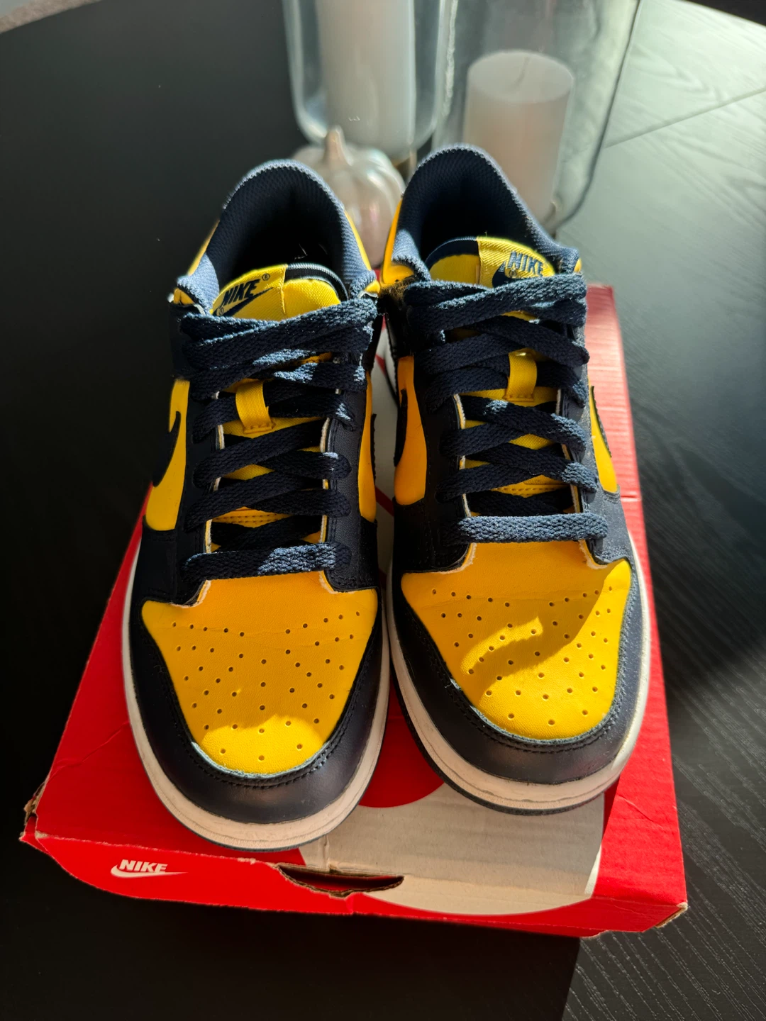 Nike Dunk Low GS Varsity Maize Midnight Navy - photo 2