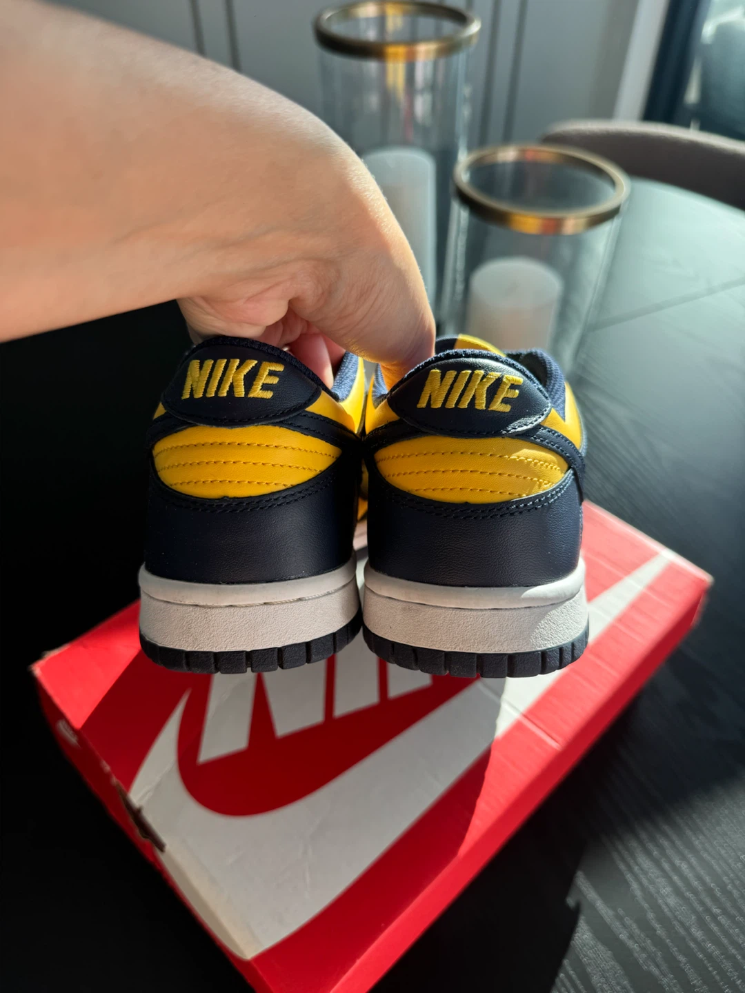 Nike Dunk Low GS Varsity Maize Midnight Navy - photo 4