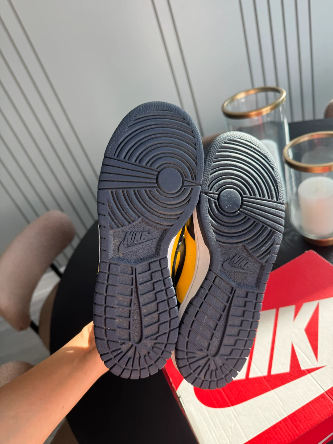 Nike Dunk Low GS Varsity Maize Midnight Navy - photo 5