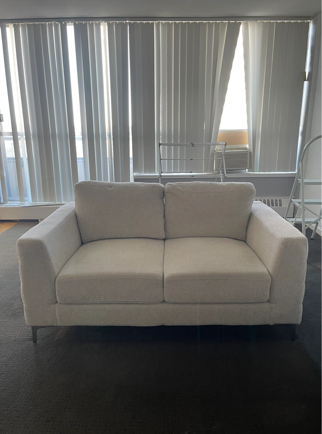 Practically New Leon’s Micah Loveseat – Beige - photo 5