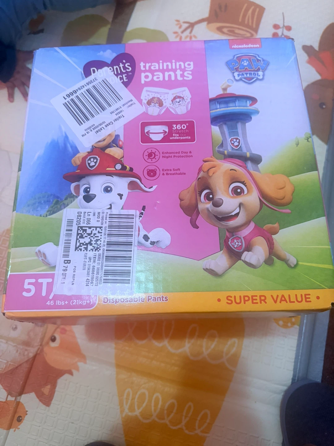 Parent's Choice PAW Patrol Training Pants 5T/6T - photo 2