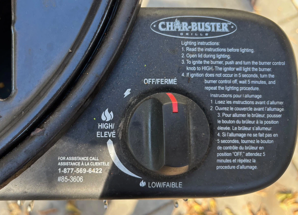 Char-Buster Portable Gas Grill - photo 4