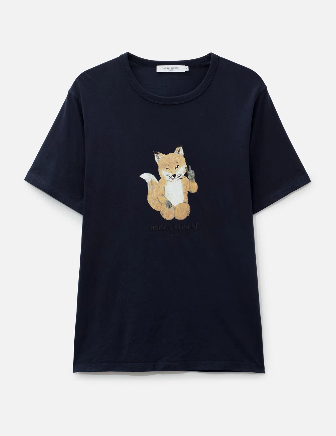 Maison Kitsune Navy T-Shirt