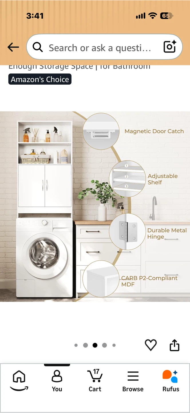Over Toilet or a Front load washer Cabinet - photo 3