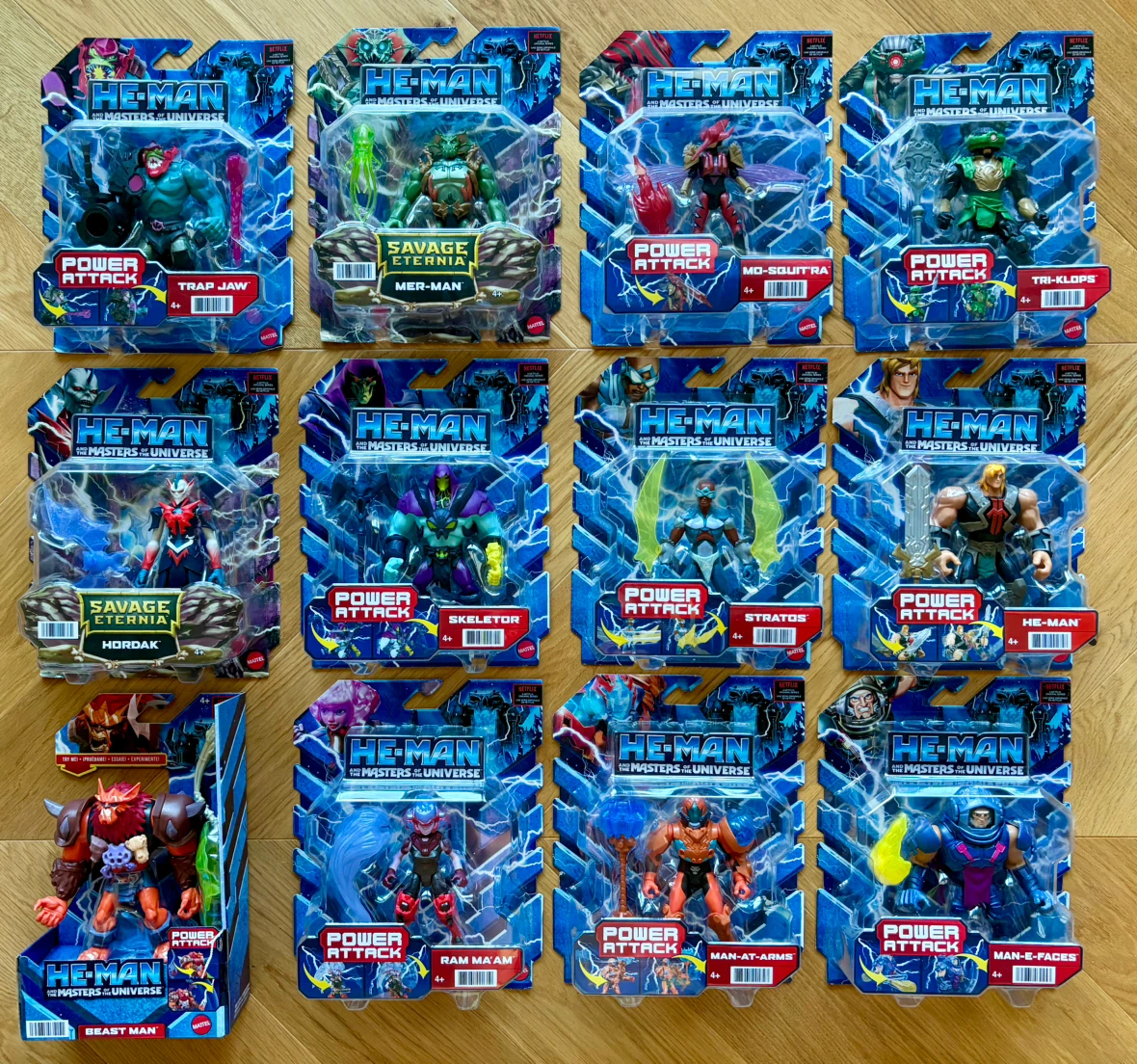 Netflix He-Man And The Masters Of The Universe 12 Figures New