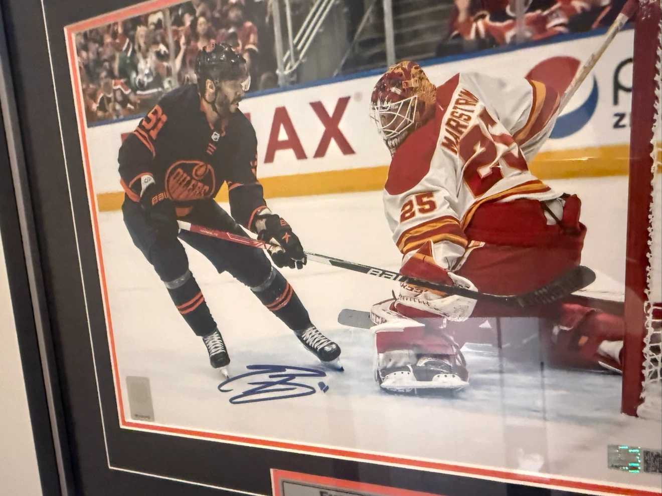 Signed Evander Kane Edmonton Oilers Framed Photo - photo 2