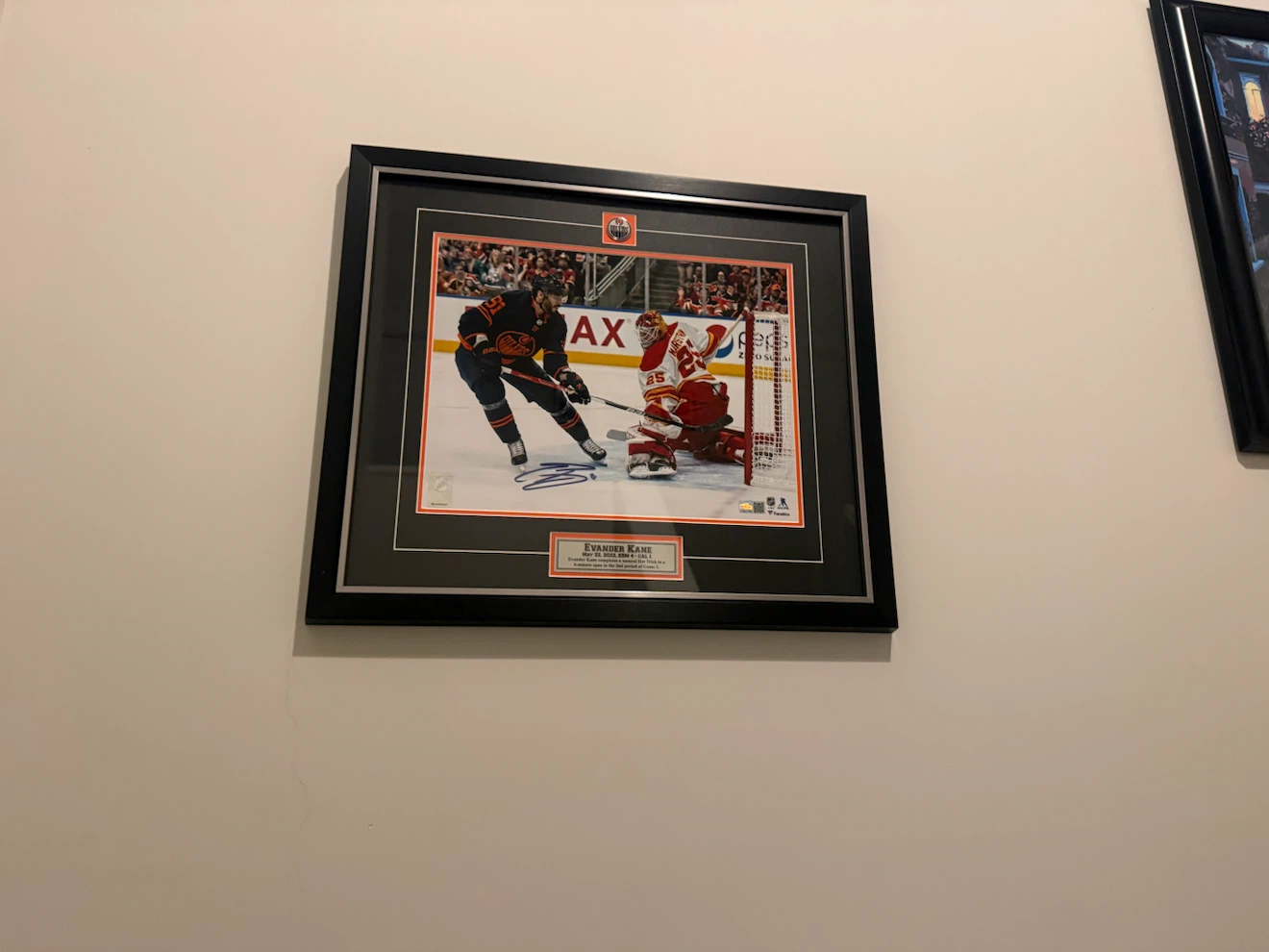 Signed Evander Kane Edmonton Oilers Framed Photo - photo 4