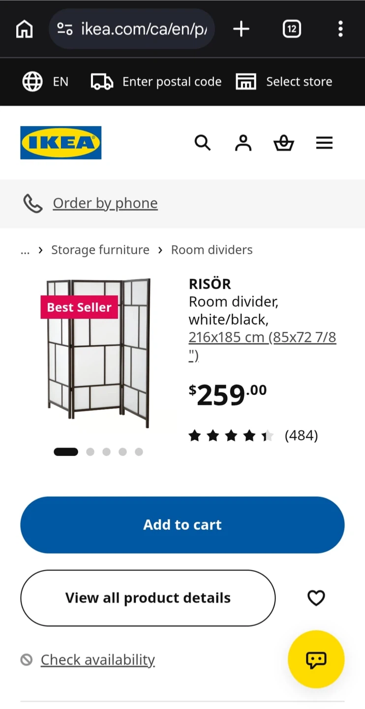 IKEA RISÖR Room Divider - photo 2