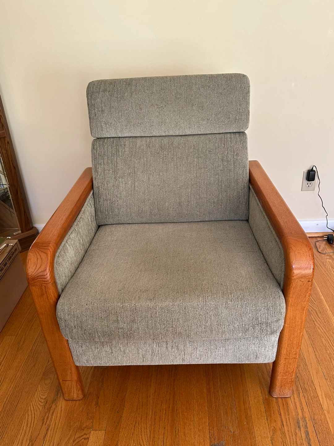 Teak couch, love seat and chair set - photo 2