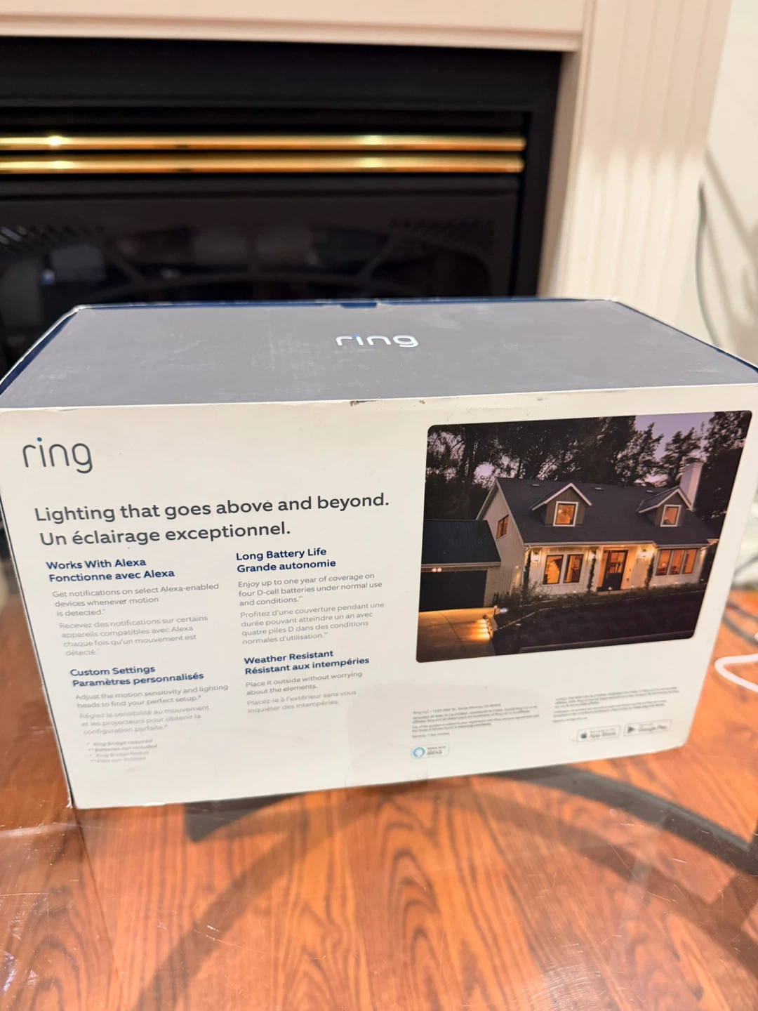 Ring Smart Lighting Floodlight Battery – Black – New - photo 3