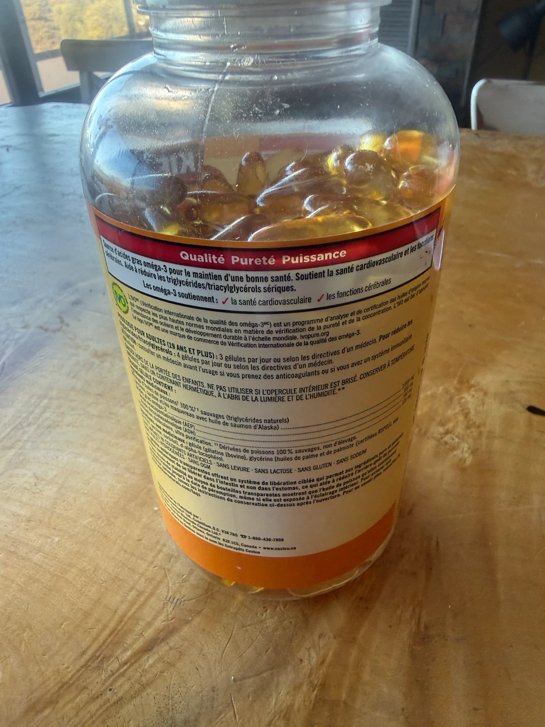Kirkland Signature Fish Oil Blend 1000 mg 400 Softgels - photo 2