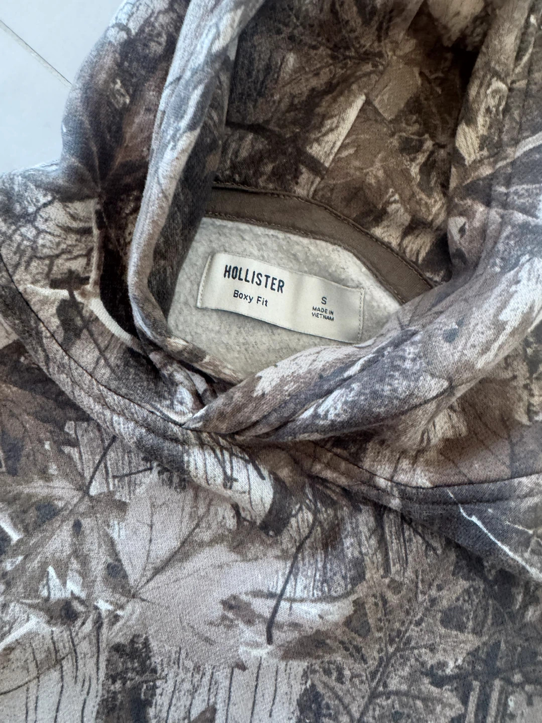 Camo Hollister Boxy Fit Hoodie - photo 2
