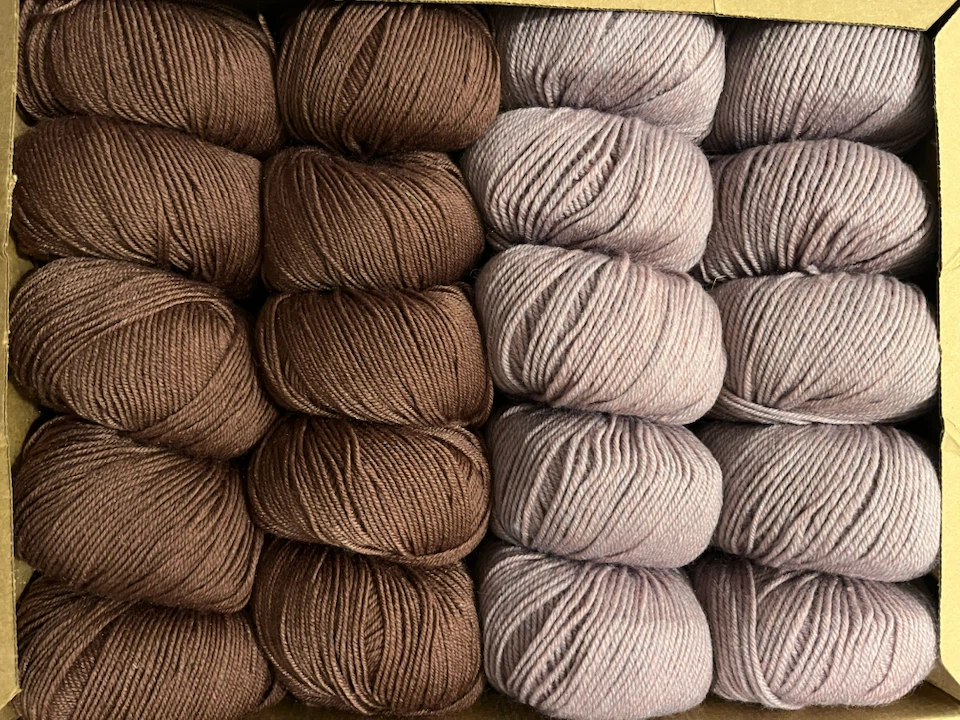 Set of merino wool Yarn Skeins