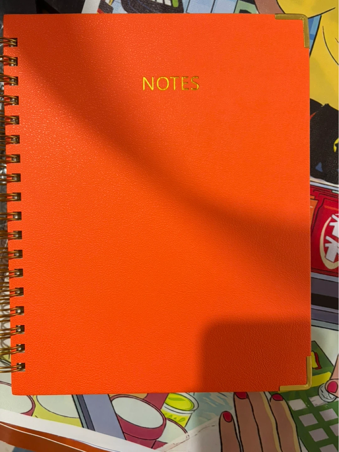 Omeya A4 Spiral Notebook and another