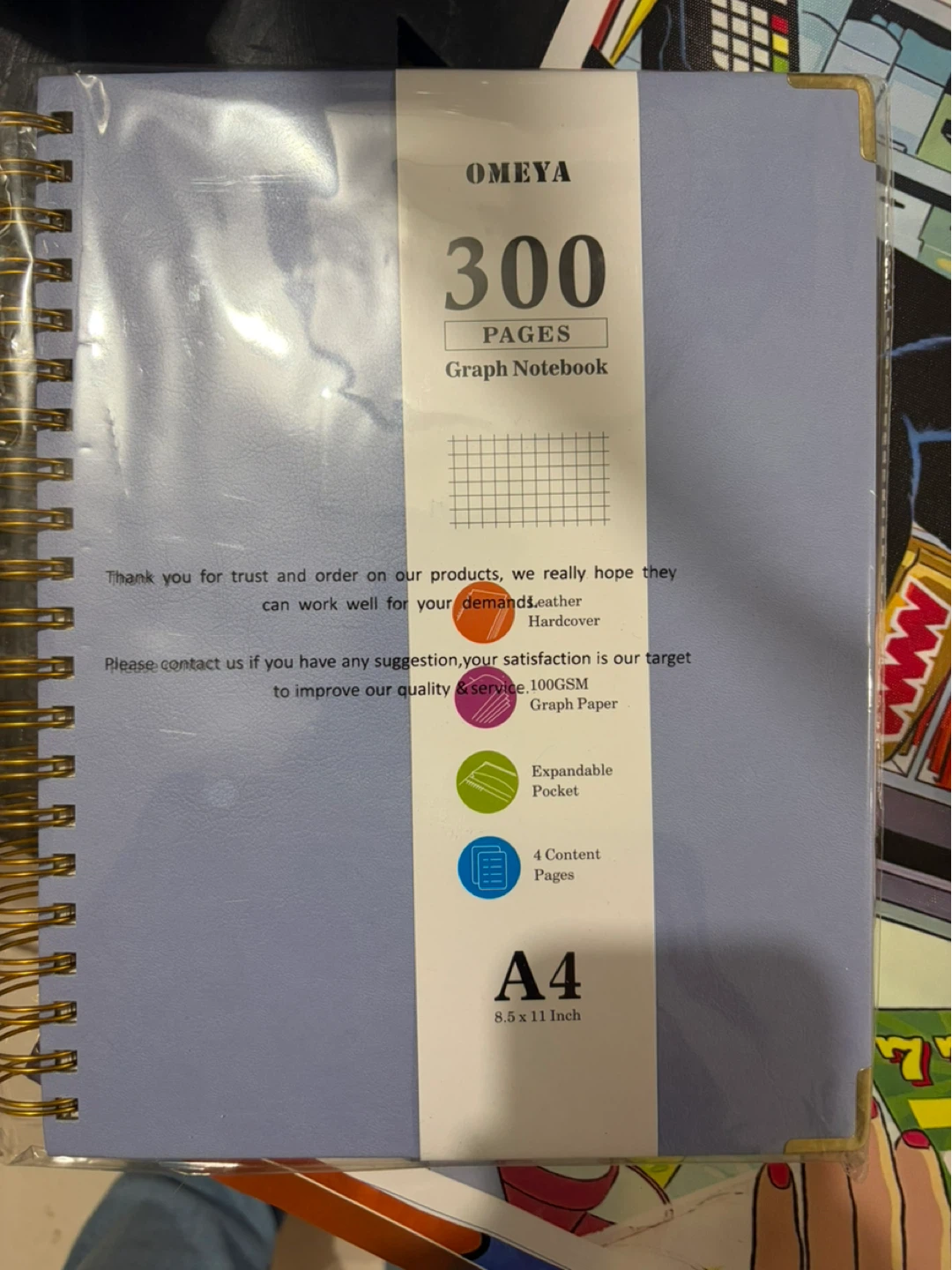 Omeya A4 Spiral Notebook and another - photo 5