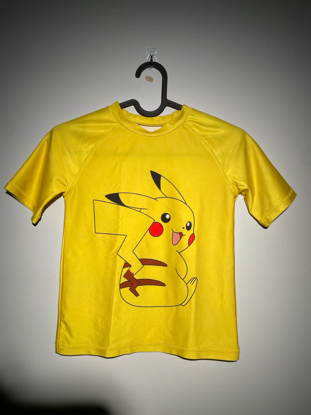 Pokémon Pikachu Rash Guard Swim Shirt -Yellow Size S (6)